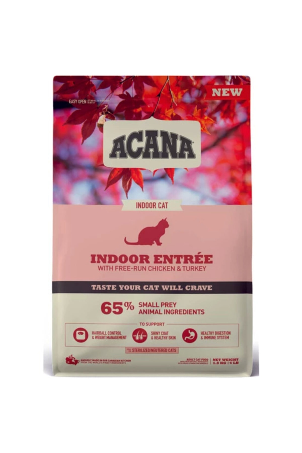 ACANA Indoor Entree Sterilised Yetişkin Kedi Maması 1,8kg