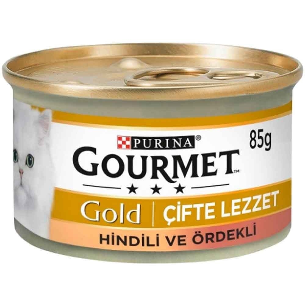 Gourmet Gold Hindili Ördekli Kedi Konservesi 85 Gr