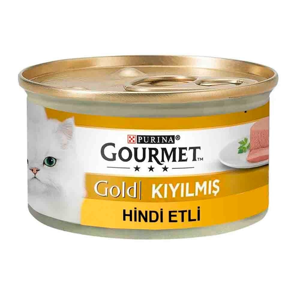 Gourmet Gold Kıyılmış Hindili Kedi Konservesi 85 Gr