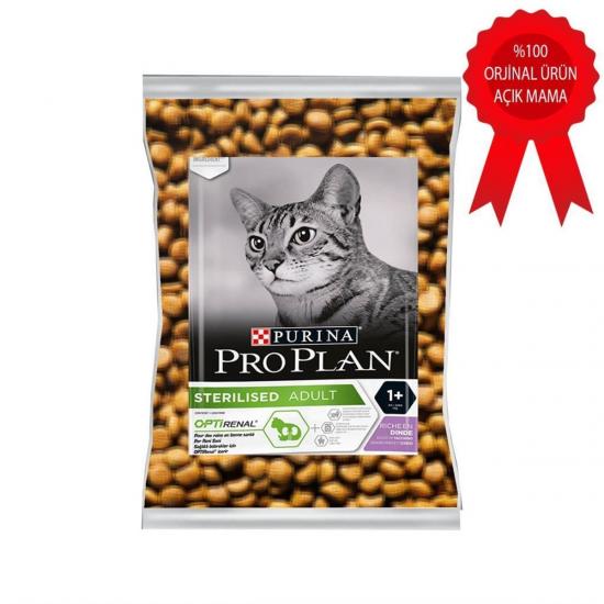 Pro Plan Sterilised Hindili ve Tavuklu 2 kg Kısırlaştırılmış Yetişkin Kuru Kedi Maması - Açık Paket