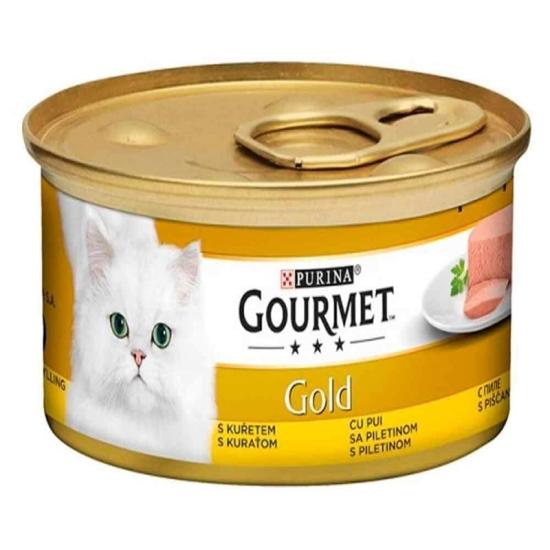 Gourmet Gold Kıyılmış Tavuklu Kedi Konservesi 85 Gr