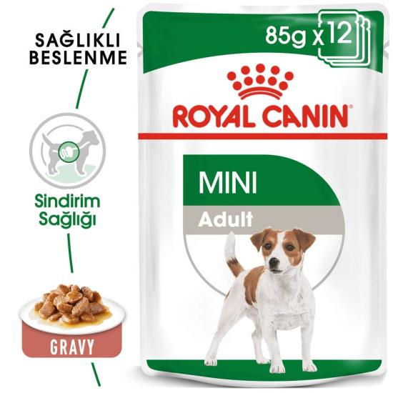 Royal Canin Mini Adult Mini Irk Yavru Köpek Maması 12  Adet x 85Gr
